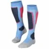 Falke SK2 Womens Ski Socks Blue Note -Ski Gear Shop 16523 sk2 women 6545 blue note