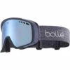 Bolle Mammoth Black Matte Denim Ski Goggles -Ski Gear Shop bg037005 Mammoth Black Denim Matte Volt Ice Blue Cat 3 01
