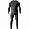 Maier Base Layer Thermal Set M Black -Ski Gear Shop mens base layer